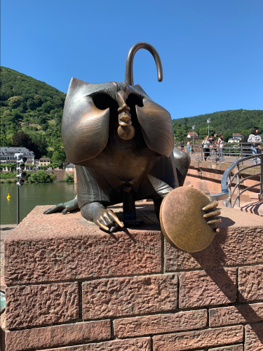 142F5C76-3262-4720-B2E8-13F22EA06F01-1631741401-1561728184290 The Old Bridge in Heidelberg with the monkey on the bridge