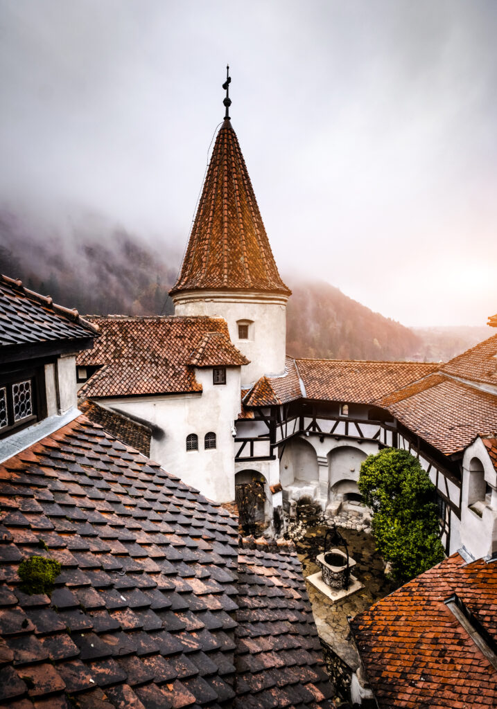 bran-romania-november-bran-castle-roofs-misty-mountains-background-717x1024 The secret is out: the mysterious tunnels of Dracula's castle