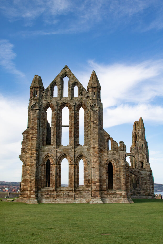 whitby-abbey-against-cloudy-sky-683x1024 Whitby Abbey: The timeless crossroads of legends and science fiction wonders