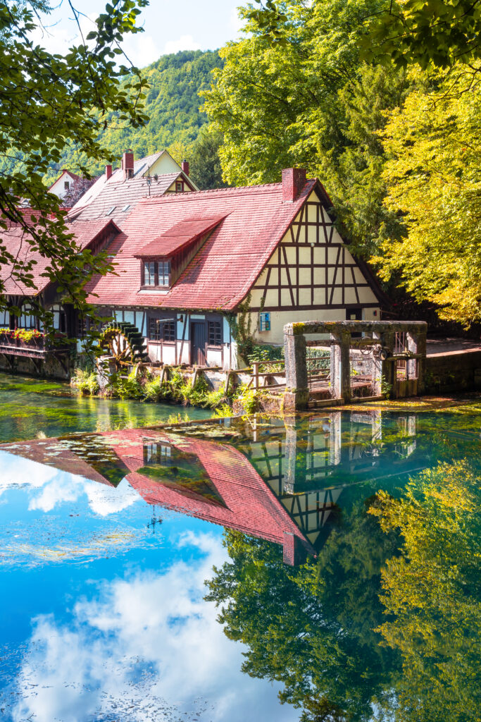 blautopf-spring-river-blau-blaubeuren-near-ulm-germany-2-683x1024 The Mysterious Blue Pool: Unveiling Mysteries and Myths