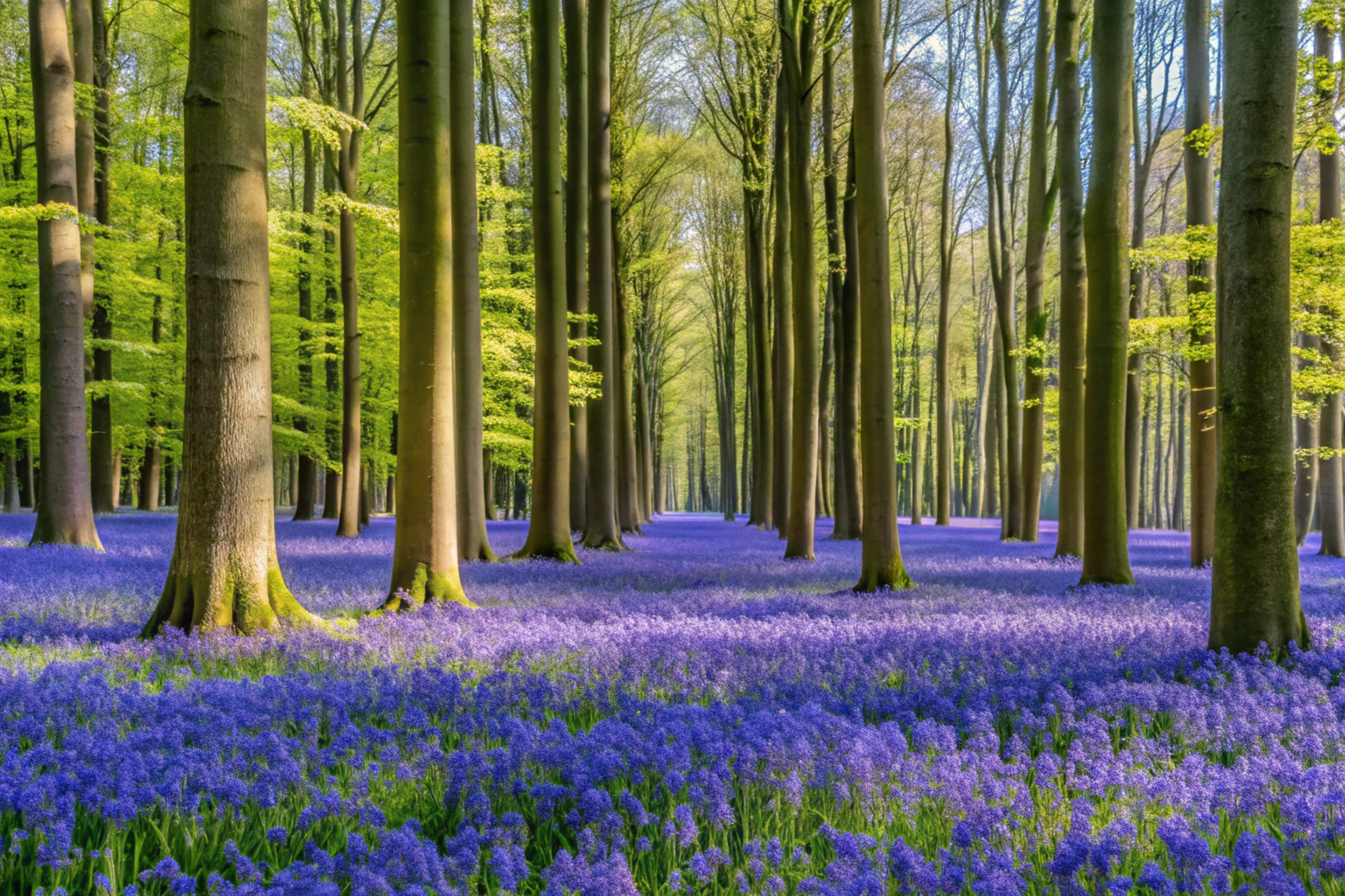 bluebell-flowers-hyacinthoides-nonscripta-carpet-hardwood-beech-forest-early-spring-halle-hallerbos-brussels-flemish-brabant-flemish-region-belgium-3 The enchanted Hallerbos: a fairytale forest in the heart of Belgium
