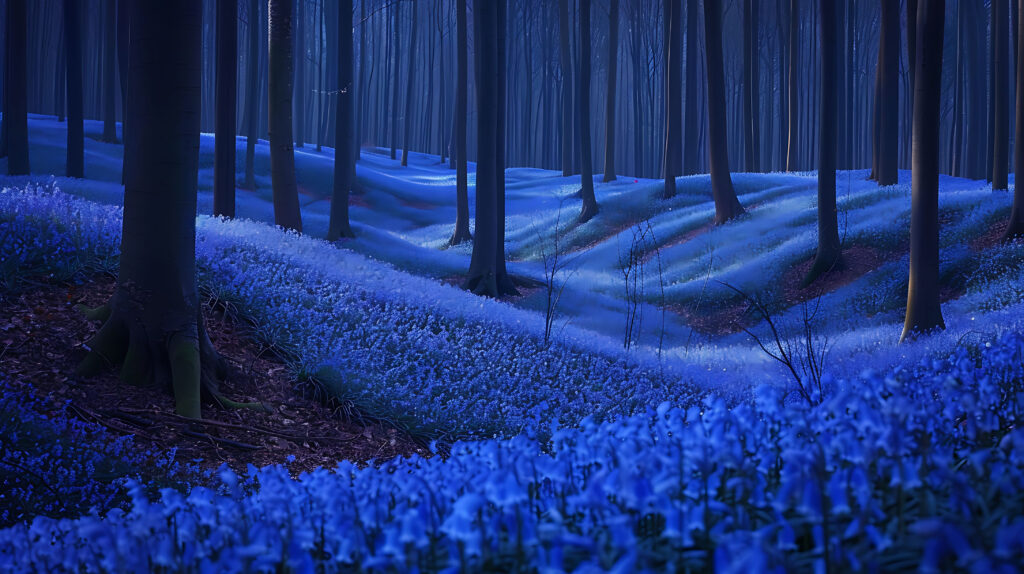 enchanting-landscape-hallerbos-belgium-carpet-bluebell-stretch-far-eye-can-see-creating-1024x574 The enchanted Hallerbos: a fairytale forest in the heart of Belgium