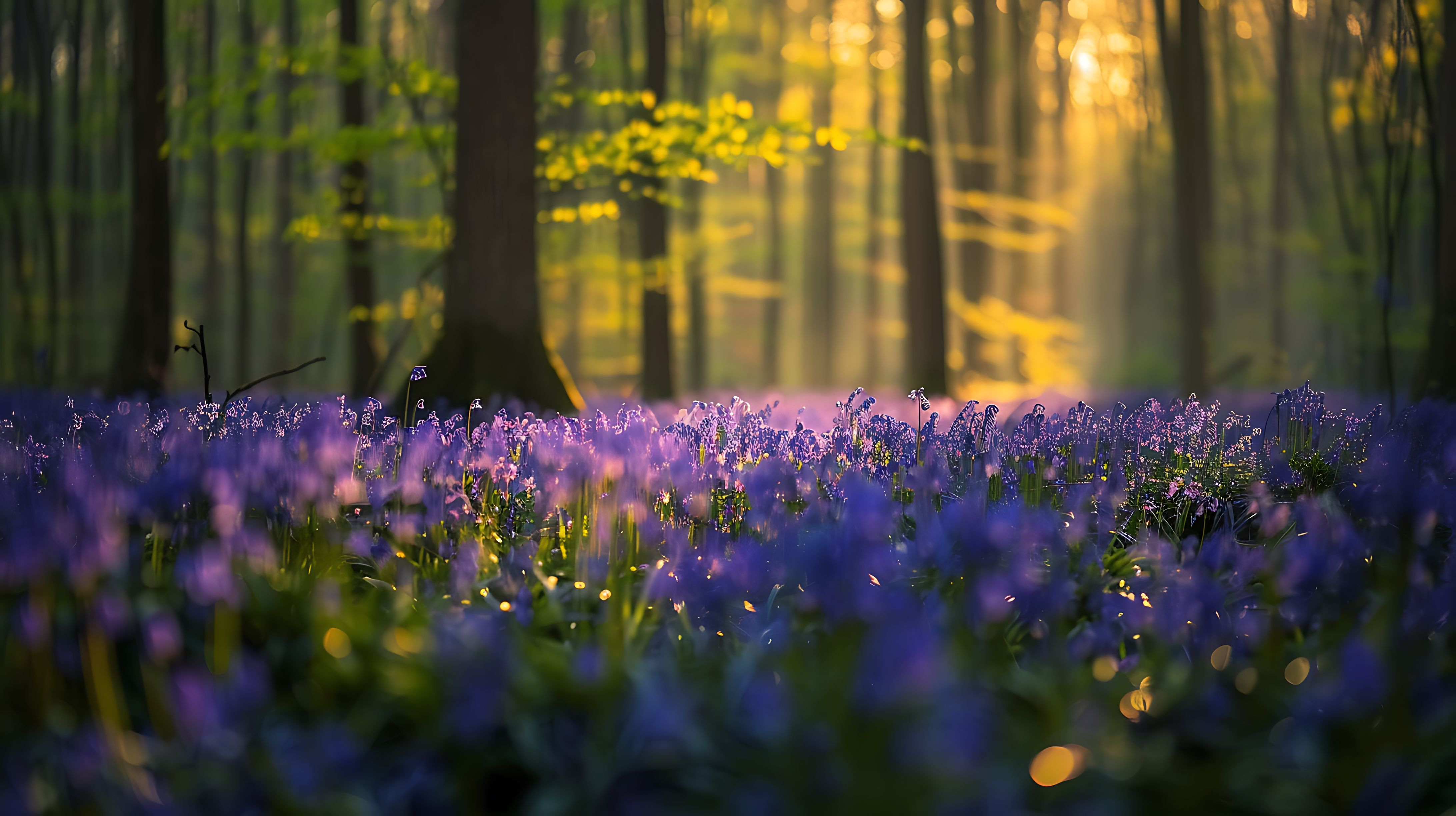 enchanting-landscape-hallerbos-belgium-carpet-bluebell-stretch-far-eye-can-see-creating-5 The enchanted Hallerbos: a fairytale forest in the heart of Belgium