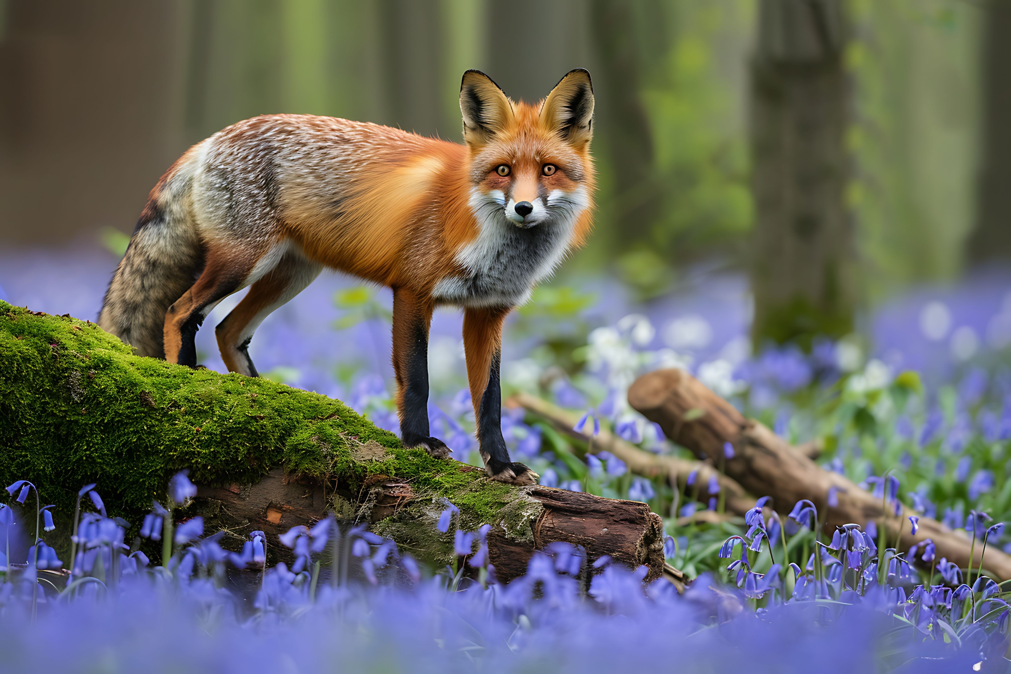 tranquil-scene-hallerbos-forest-belgium-spring-bloom-carpet-bluebell-blanketing-forest The enchanted Hallerbos: a fairytale forest in the heart of Belgium