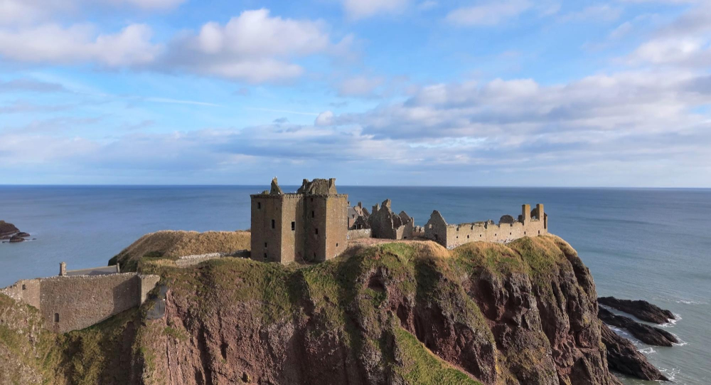 597 Dunnottar Castle: The Legend of the Burning Church and a Dark Chapter in Scottish History
